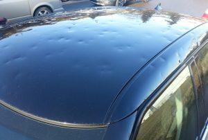 Popravilo udrtin na avtu